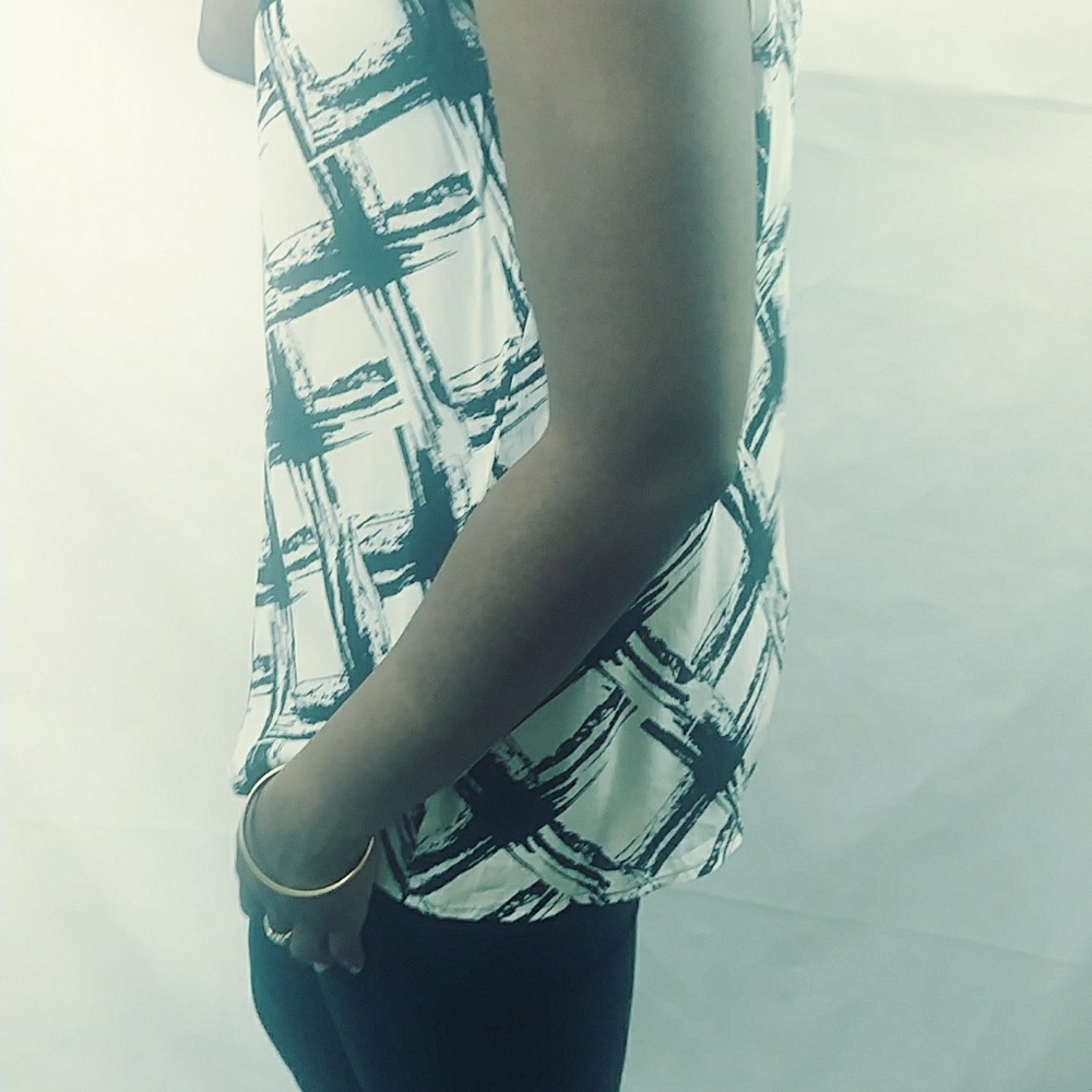 Silk Color Block Top